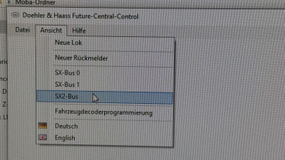FCC SX2-Bus Auswahlfenster